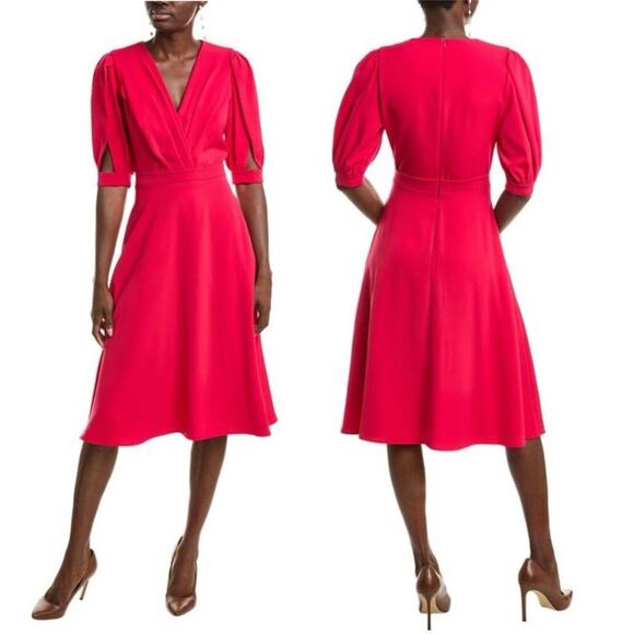 Black Halo Nuana Dress in Hibiscus 4 NEW - Picture 1 of 8